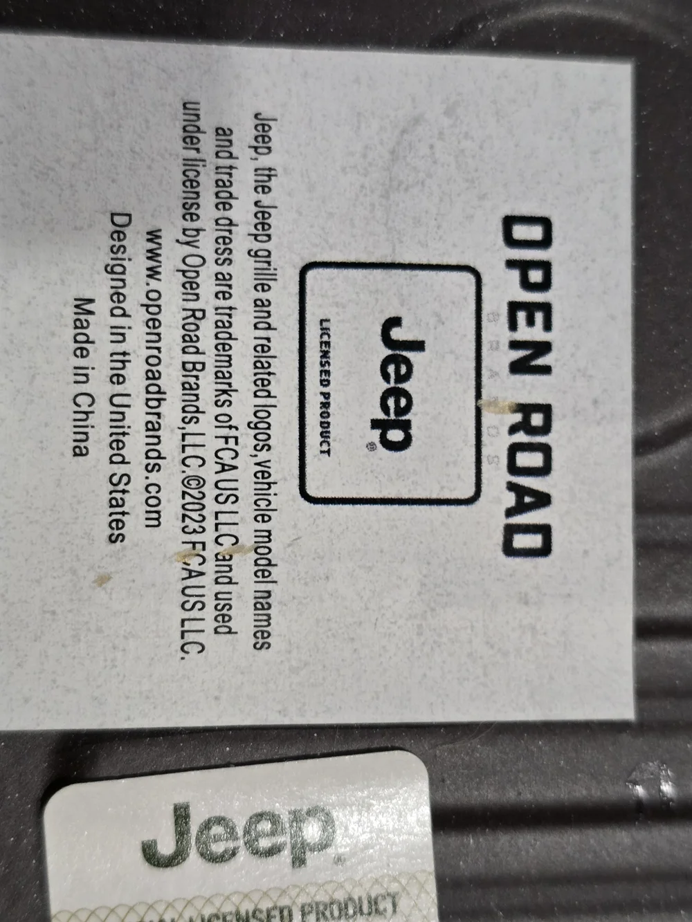 Jeep Licensed Open Road Brands Jeep Grille 